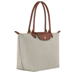 Le Pliage Original M Tote bag , Pebble - Recycled canvas