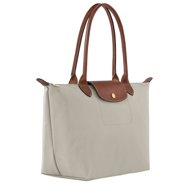 Borsa da spalla M Le Pliage Original , Tela riciclata - Grigio Verde  - View 2 of  6