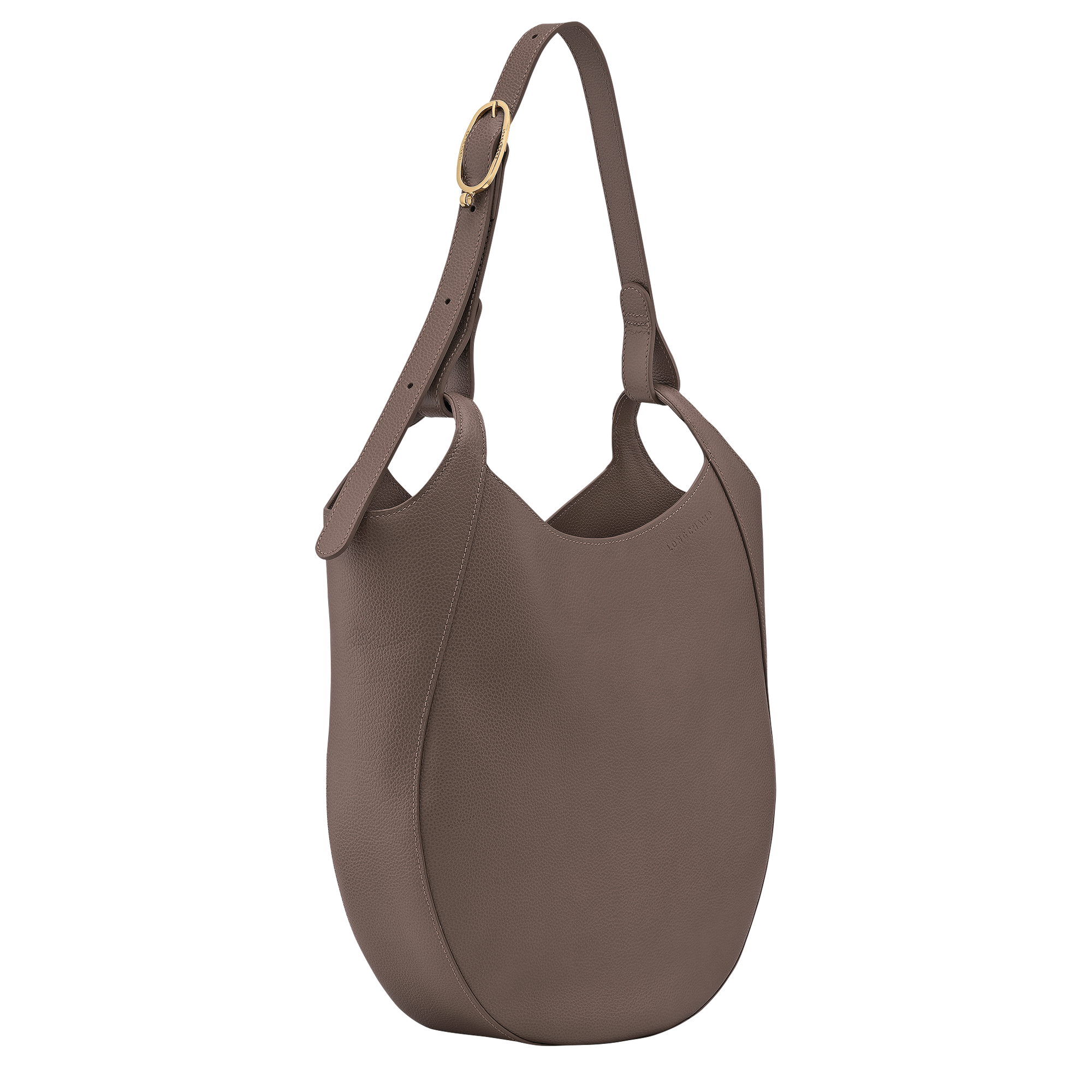 Hobo bag L, Taupe - View 3 of
6 - zoom in Le Foulonné Hobo bag L, Taupe