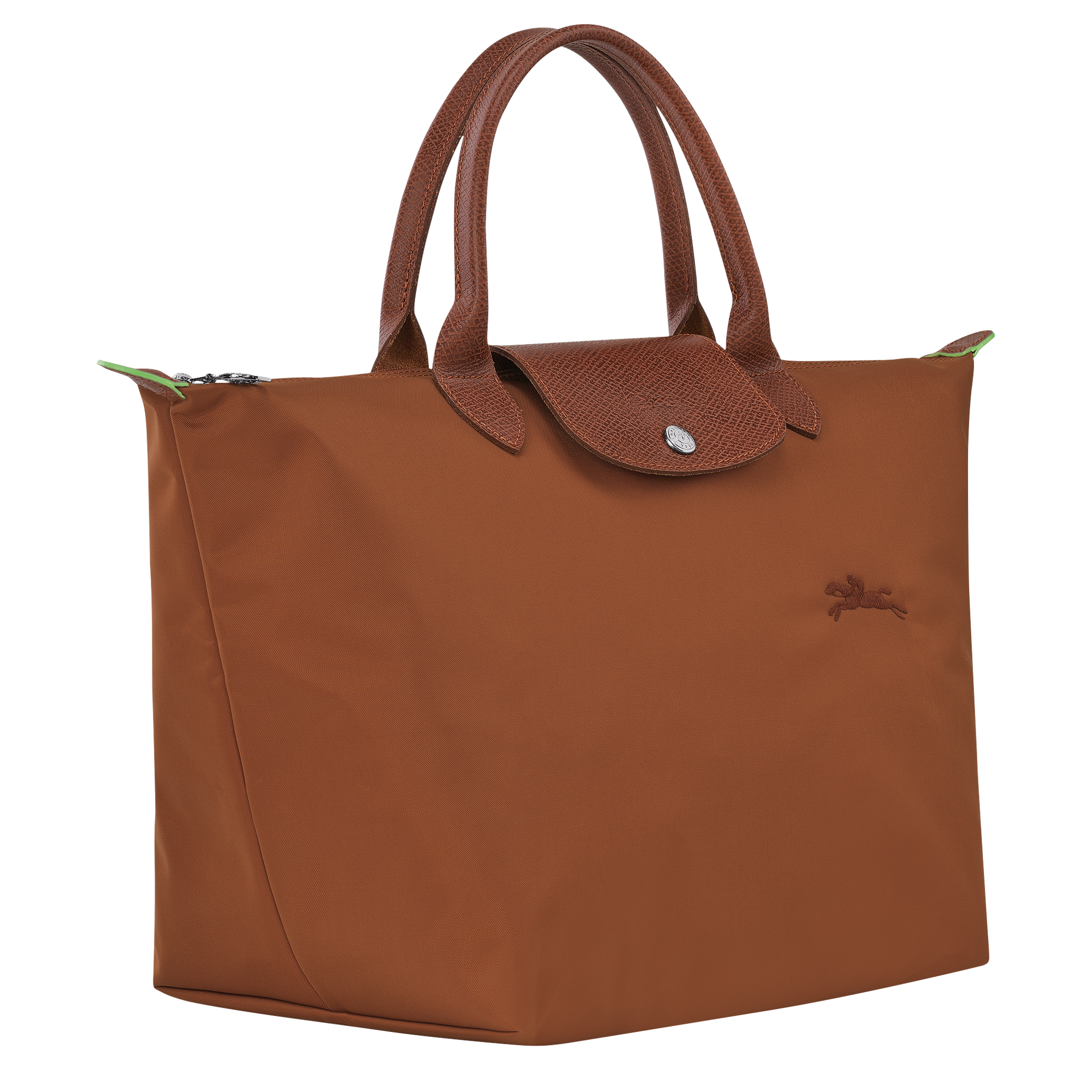 Le Pliage Green Handtasche M, Cognac