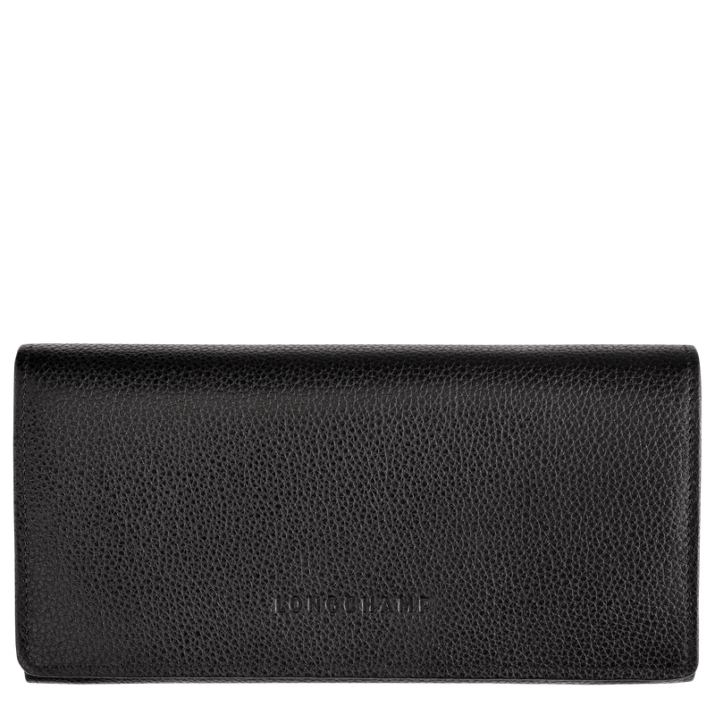 Le Foulonné Continental wallet , Black - Leather  - View 1 of  2