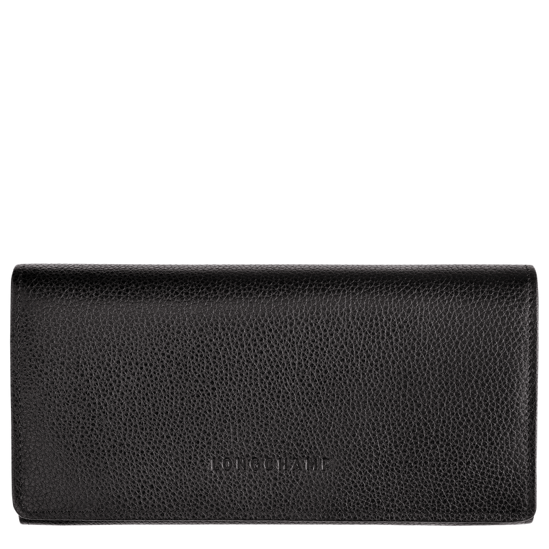 Le Foulonné Continental wallet , Black - Leather  - View 1 of  2