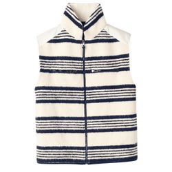 Sleeveless cardigan , Navy - Flannel
