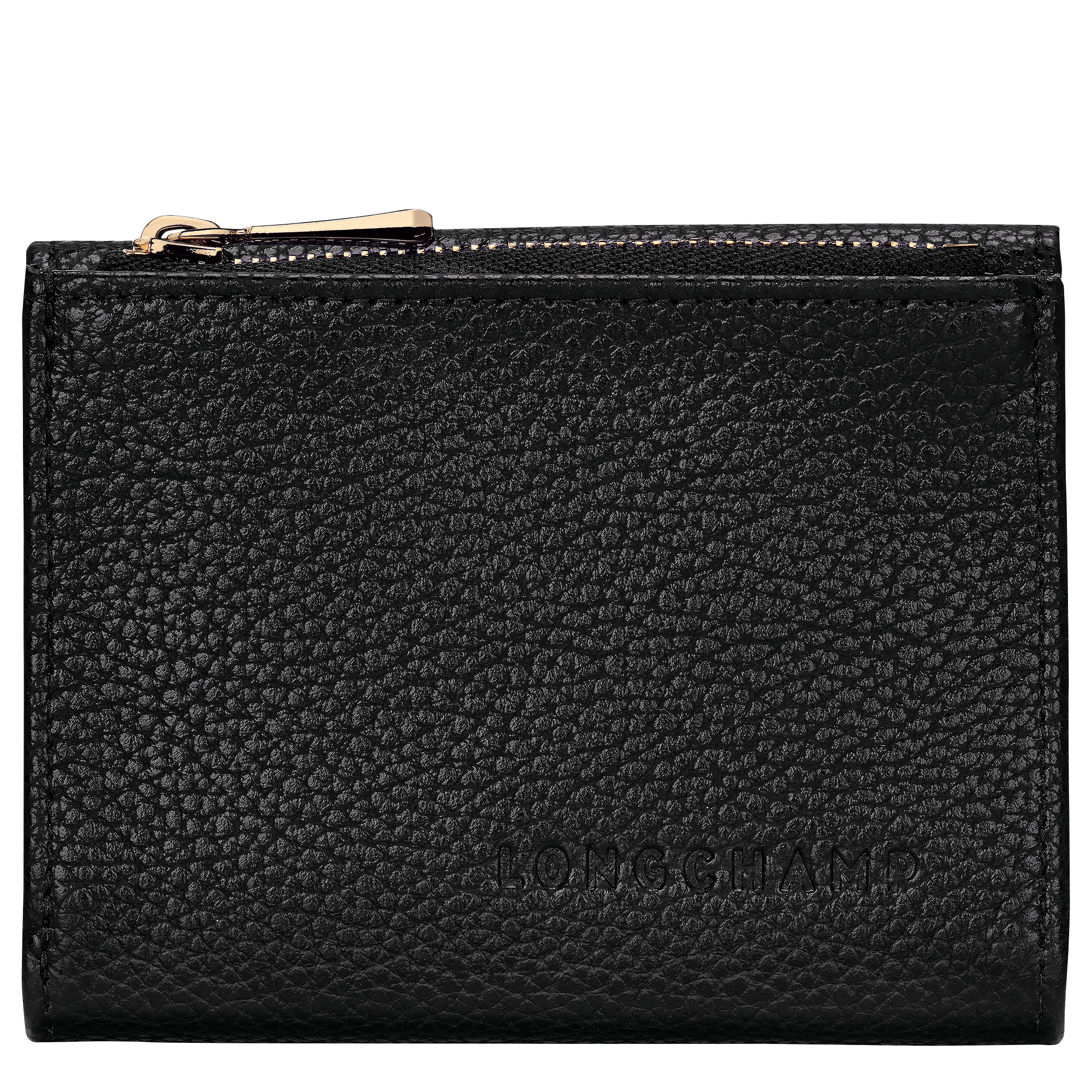 Le Foulonn&eacute; Portefeuille compact, Noir