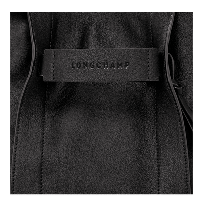 Longchamp 3D 斜背袋 S, 黑色