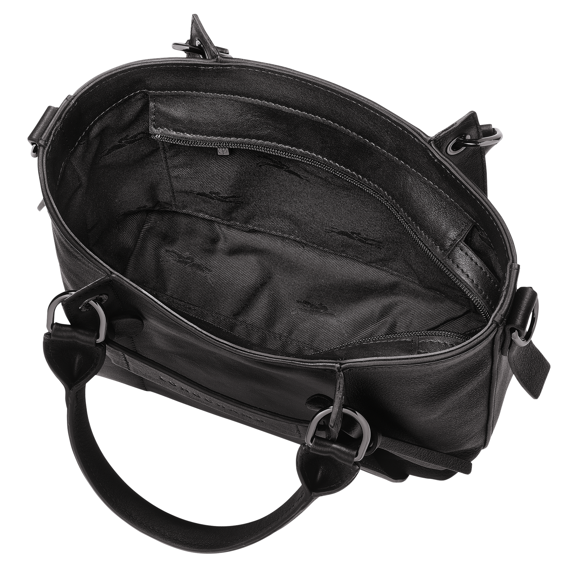 Longchamp 3D Tas met handgreep aan de bovenkant S, Zwart
