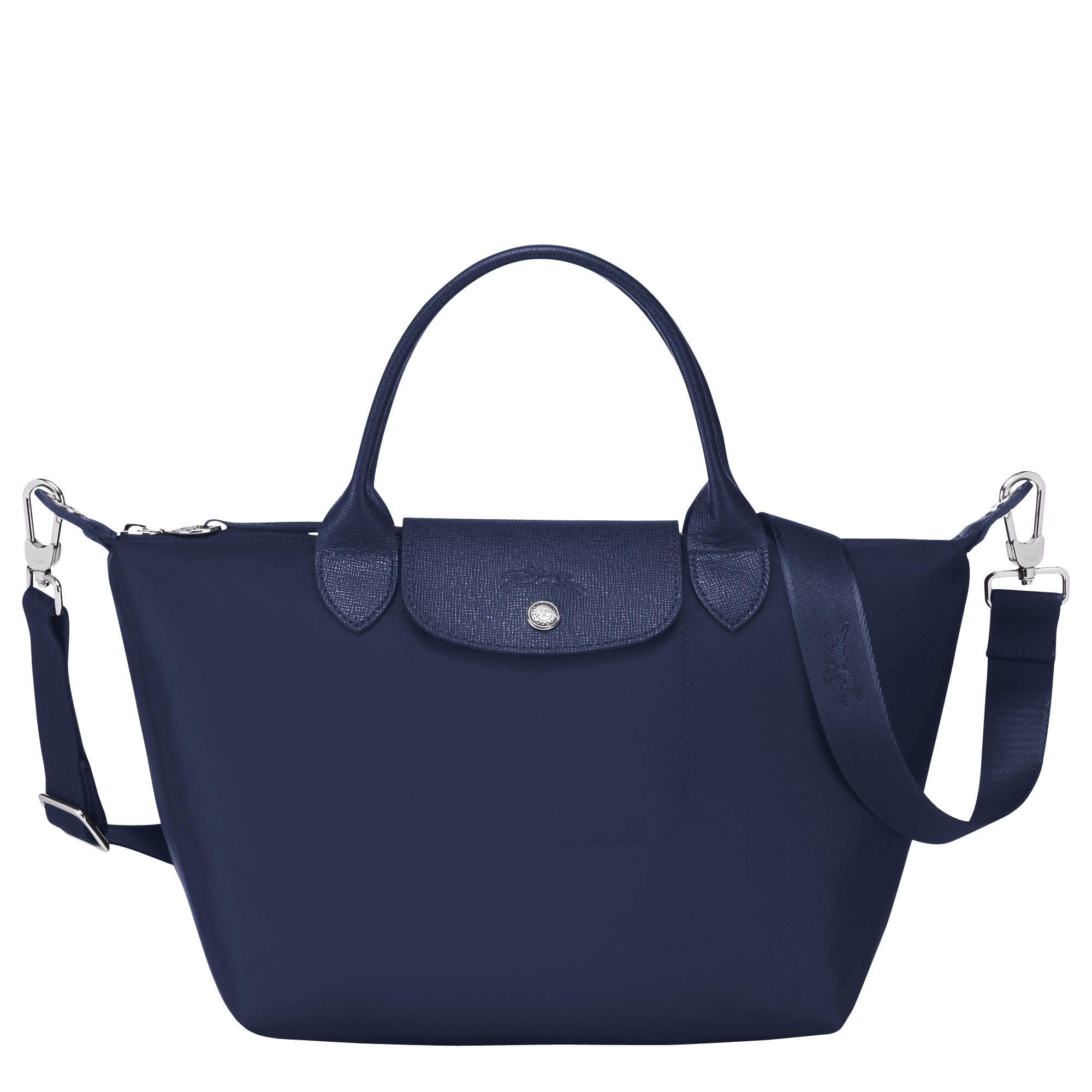 small navy longchamp bag