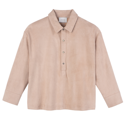 Polo shirt , Pink - Leather