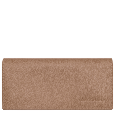 Le Foulonné ロングコンチネンタルウォレット , ビスキュイ - レザー
