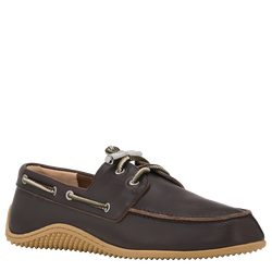 Longboat Loafer , Mocha - Leather