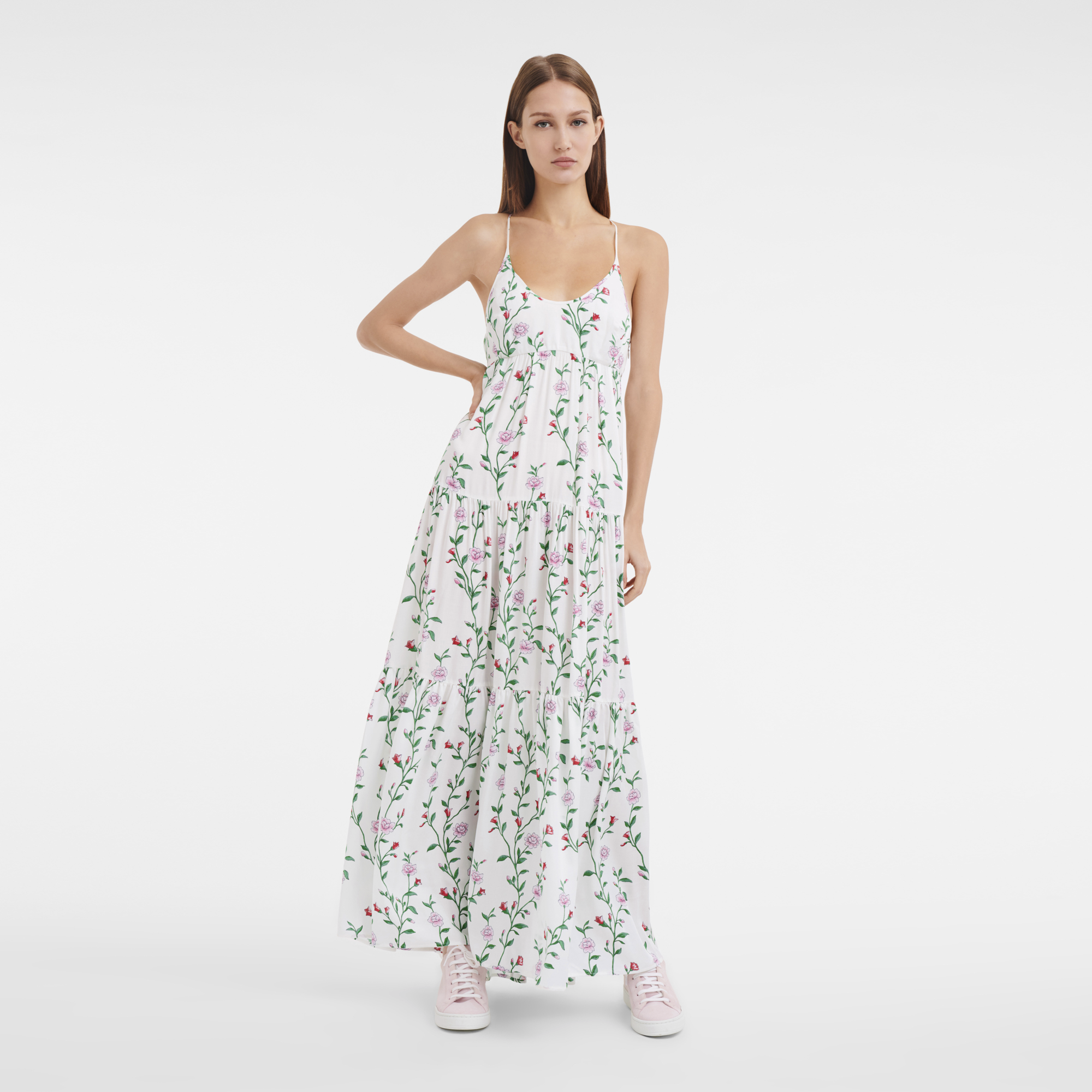 Long dress, Pink - View 2 of
3 - zoom in Fall-Winter 2023 Collection Long dress, Pink
