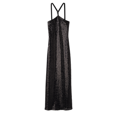 null Vestido largo, Negro