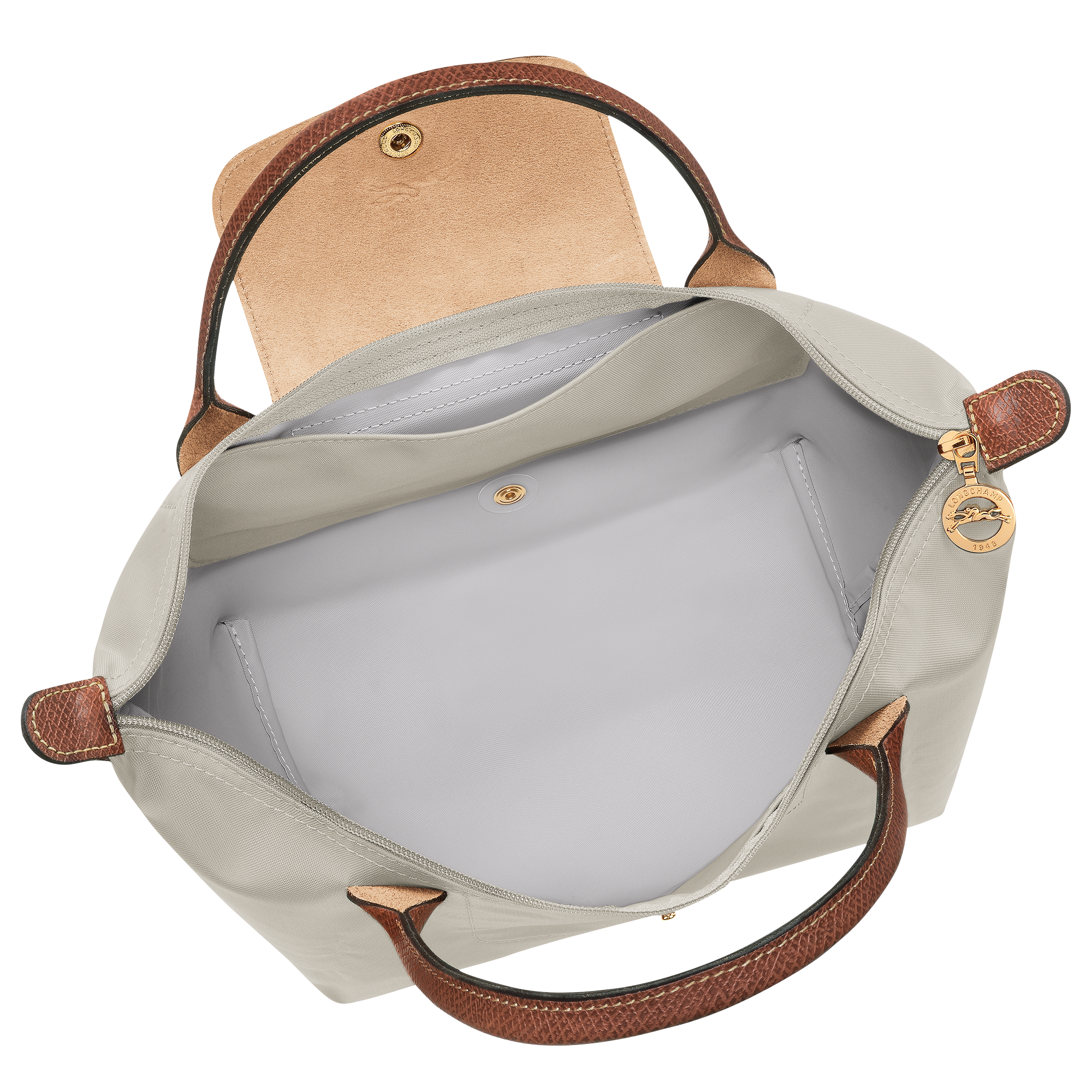 Le Pliage Original Borsa con manico S,  Grigio Verde