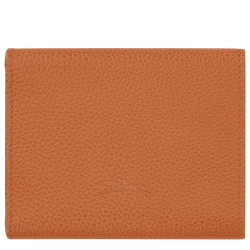Le Foulonn&eacute; Compact wallet , Amber - Leather
