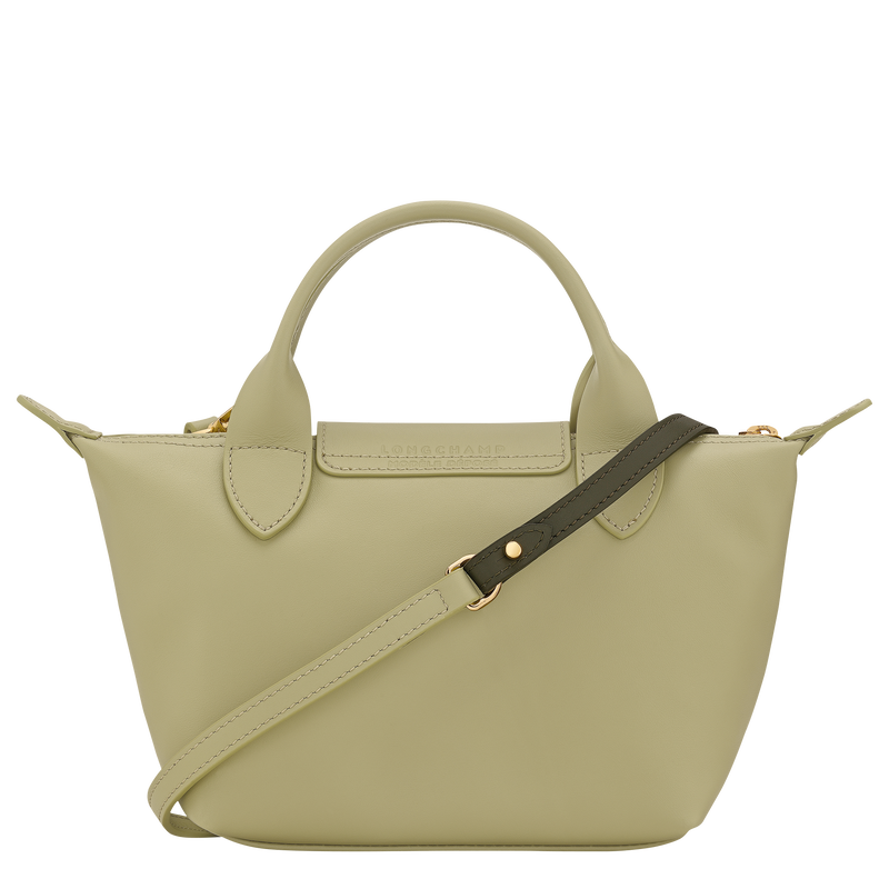 Le Pliage Xtra XS Handbag , Almond Green - Leather  - View 3 of 3