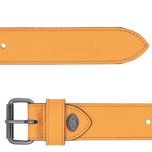 Le Pliage Xtra Ladie's belt , Apricot - Leather - View 2 of  2