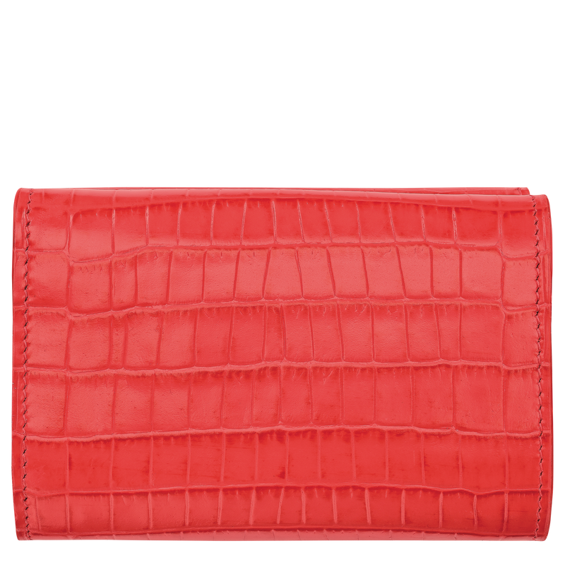 Longchamp Pocket Compact wallet , Vermilion - Leather  - View 2 of  3