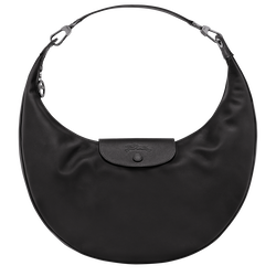 Le Pliage Xtra L Shoulder bag , Black - Leather