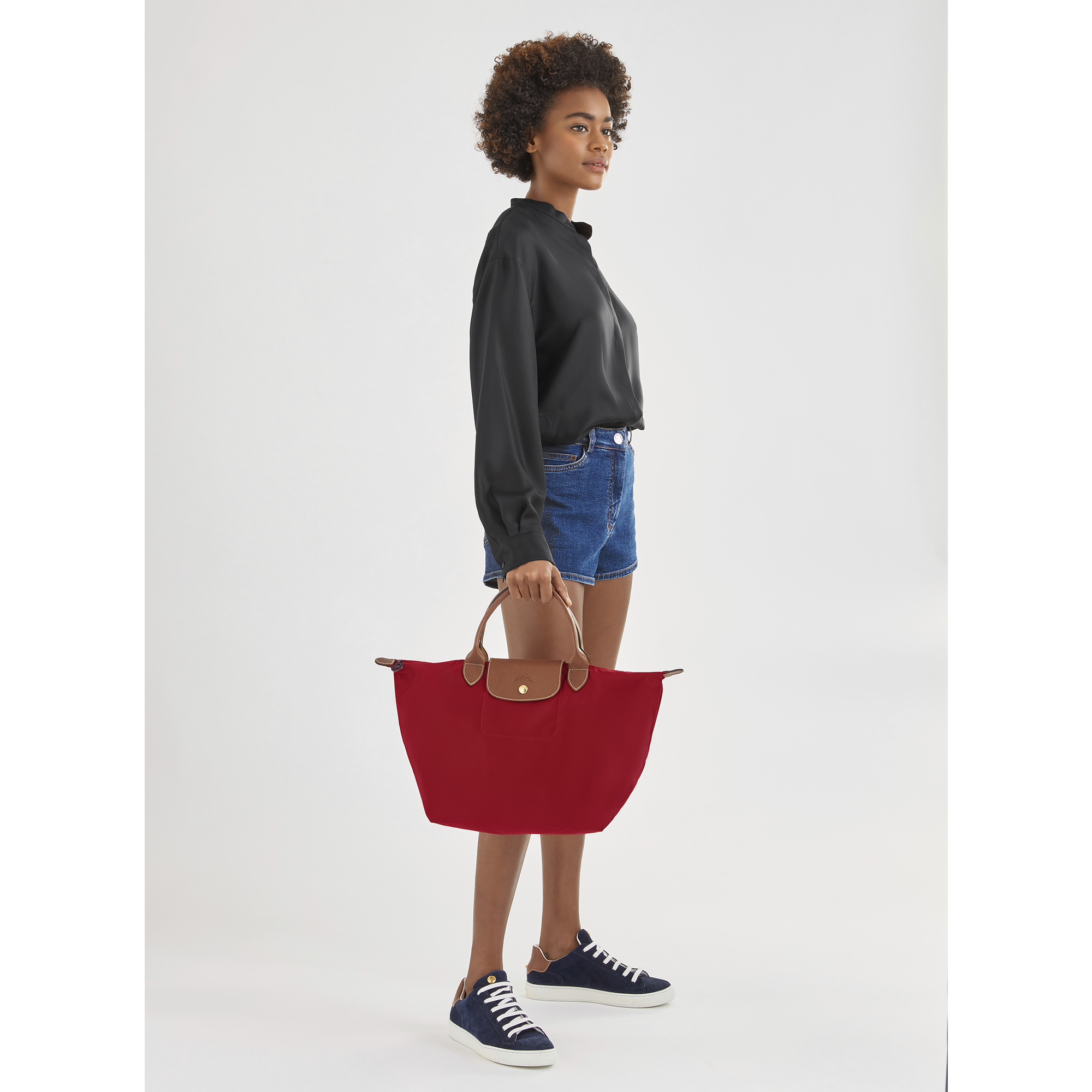 longchamp le pliage red