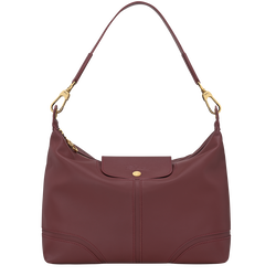 Mala de ombro L Le Pliage Xtra , Pele - Amaranto