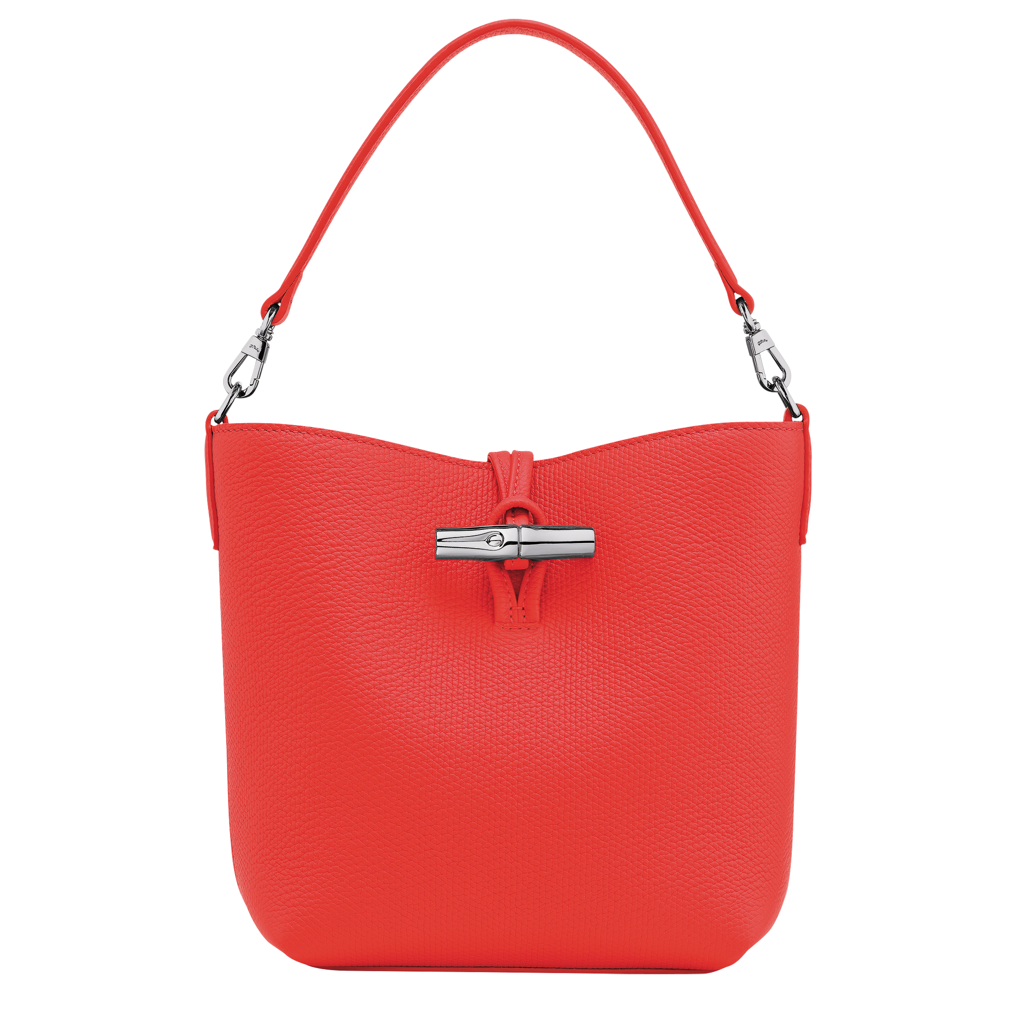 Le Roseau XS Bucket bag Vermilion - Leather | Longchamp US