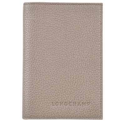 Le Foulonné Passport cover , Turtledove - Leather
