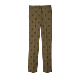 Trousers , Artichoke - Embroidered gabardine