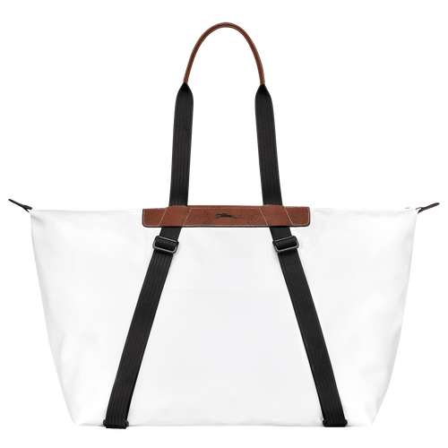 Longchamp X D'heygere Reisetasche/Rucksack S, Weiss