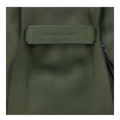 Longchamp 3D 斜背袋 S, 卡其色