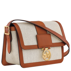 Box-Trot Crossbody bag M, Cognac