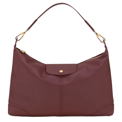 Umh&auml;ngetasche XL Le Pliage Xtra , Leder - Bordeaux