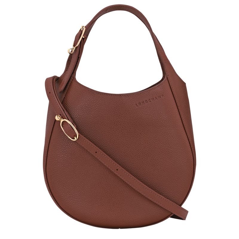 Le Foulonné S Handbag , Coffee - Leather  - View 5 of  7
