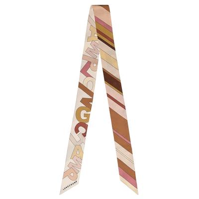 L'Arc-en-ciel Headband , Strawberry - Silk