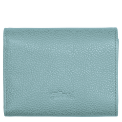 Le Foulonné Wallet , Eucalyptus - Leather