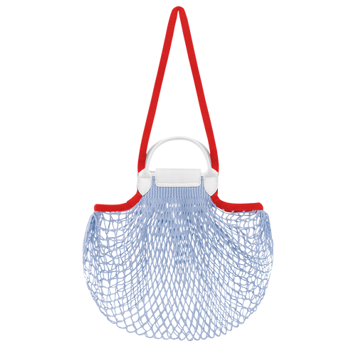 Le Pliage Filet 織網包 L , 天藍色 - 帆布 - 查看 4 4