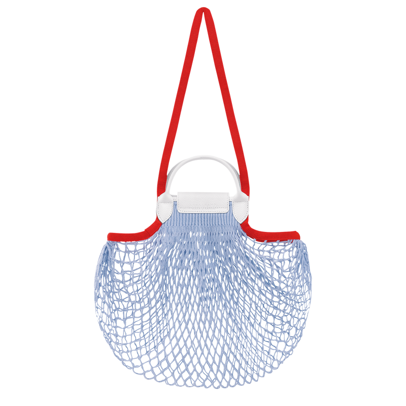 Le Pliage Filet 織網包 L , 天藍色 - 帆布  - 查看 4 4