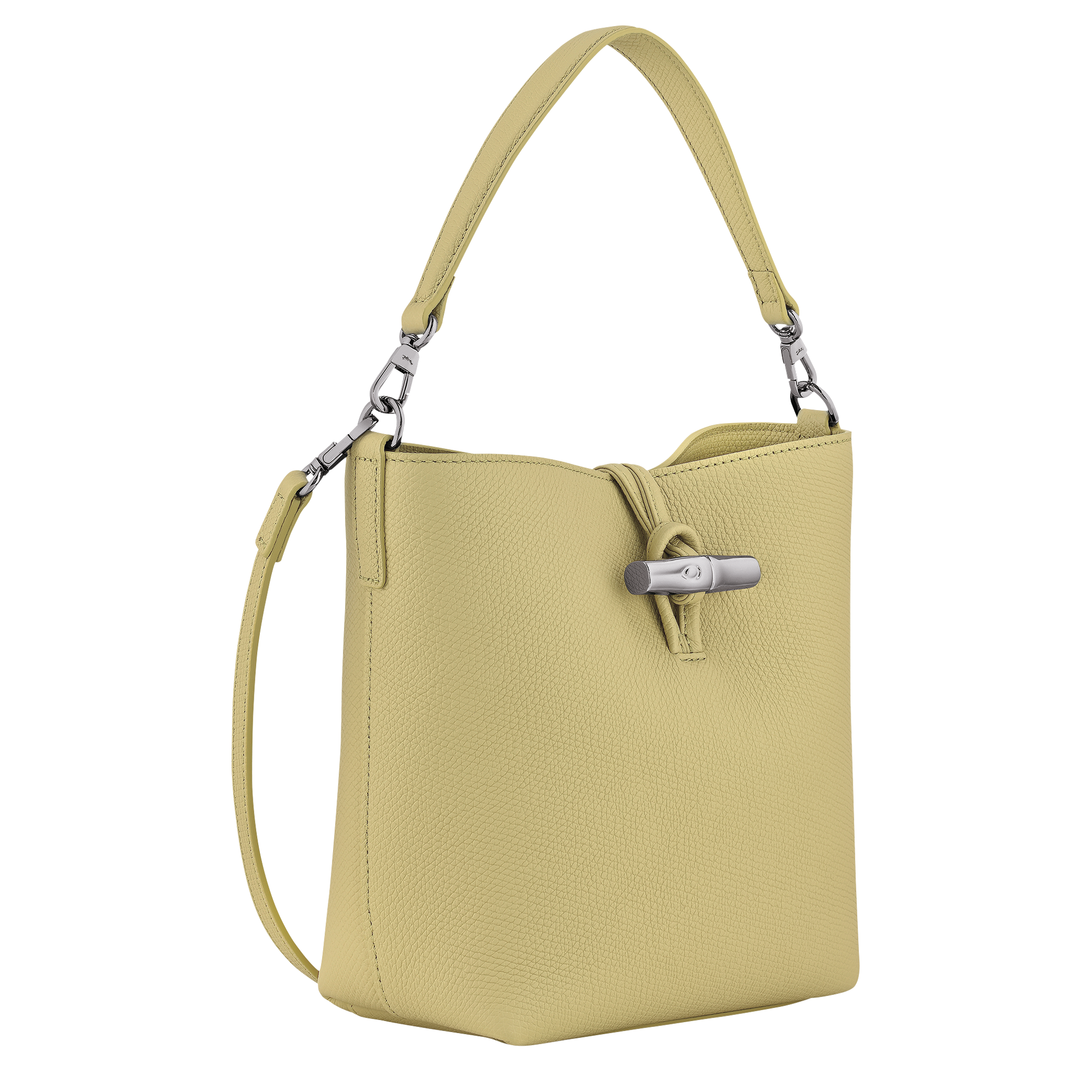 Le Roseau XS Bucket bag Pistachio - Leather | Longchamp US Le Roseau XS Bucket bag Pistachio - Leather | Longchamp US