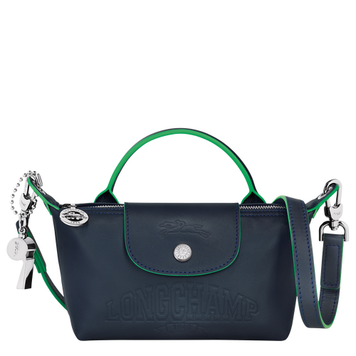 Pochette XS Le Pliage Xtra , Cuir - Navy - Vue 1 de 2