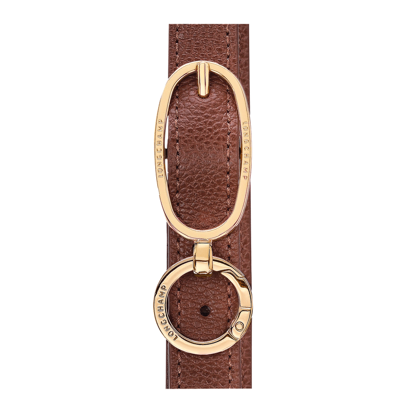 Borsa a tracolla S Le Foulonn&eacute; , Pelle - Caffe  - View 6 of  6