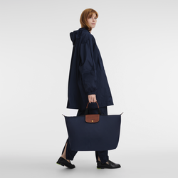 Longchamp X D'heygere Reisetasche/Rucksack S, Marine
