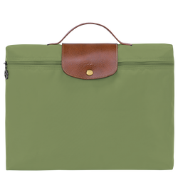 Le Pliage Original S Briefcase , Lichen - Recycled canvas