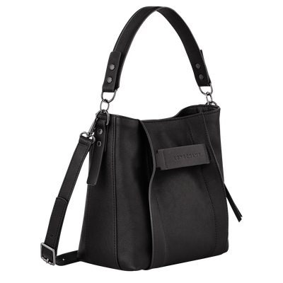 Longchamp 3D Sac bandouli&egrave;re S, Noir