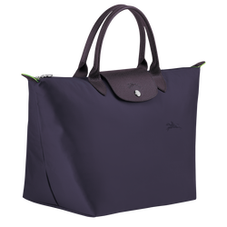 Le Pliage Green 手提包 M , 藍莓色 - 再生帆布