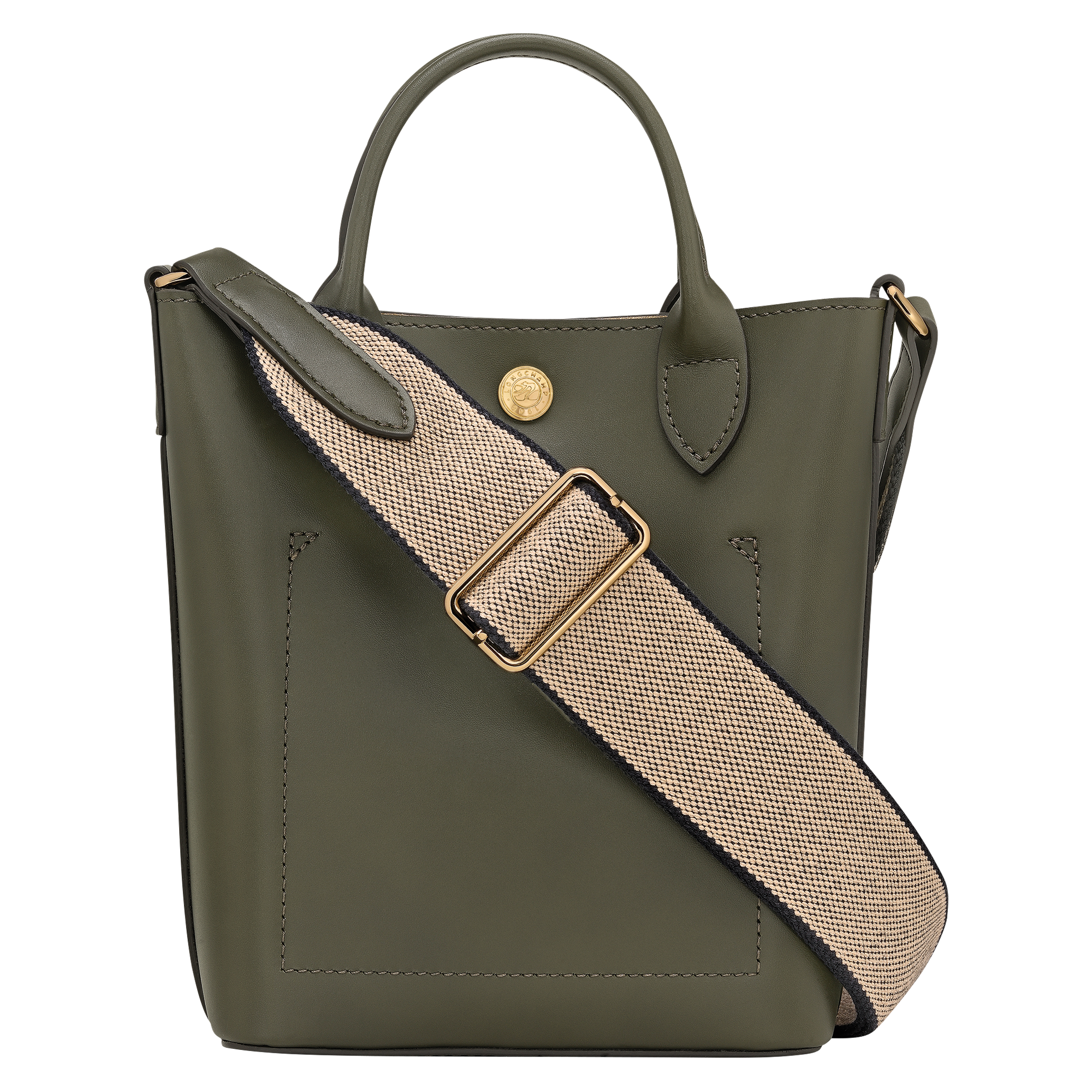 Tote bag XS, Khaki - View 4 of
6 - zoom in Épure Tote bag XS, Khaki