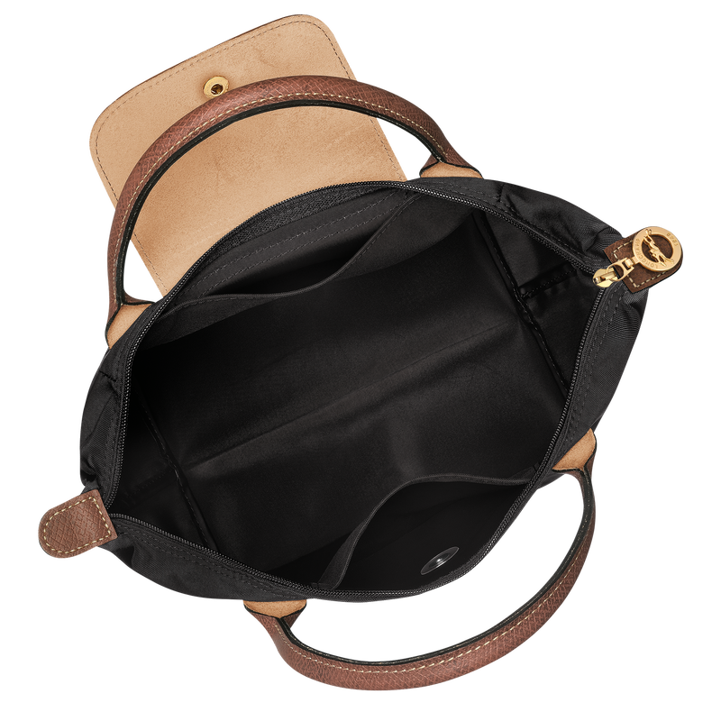 Handtasche S Le Pliage Original , Recyceltes Canvas - Schwarz  - Ansicht 5 von 6