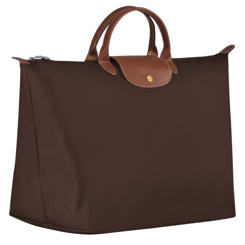 Le Pliage Original S Travel bag , Ebony - Recycled canvas - View 3 of 5