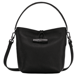 Roseau Essential Buckettas XS , Zwart - Leder