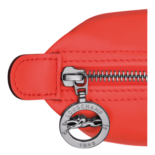 Rucksack S Le Pliage Xtra , Leder - Orange - Ansicht 5 von 5