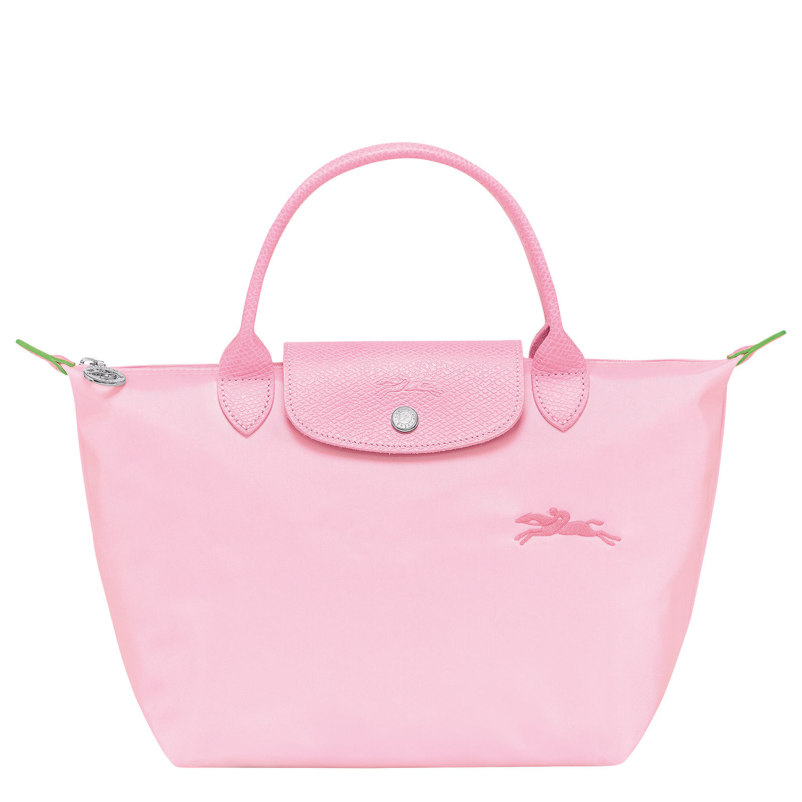 Le Pliage Green S Handbag Pink Recycled canvas (L1621919P75