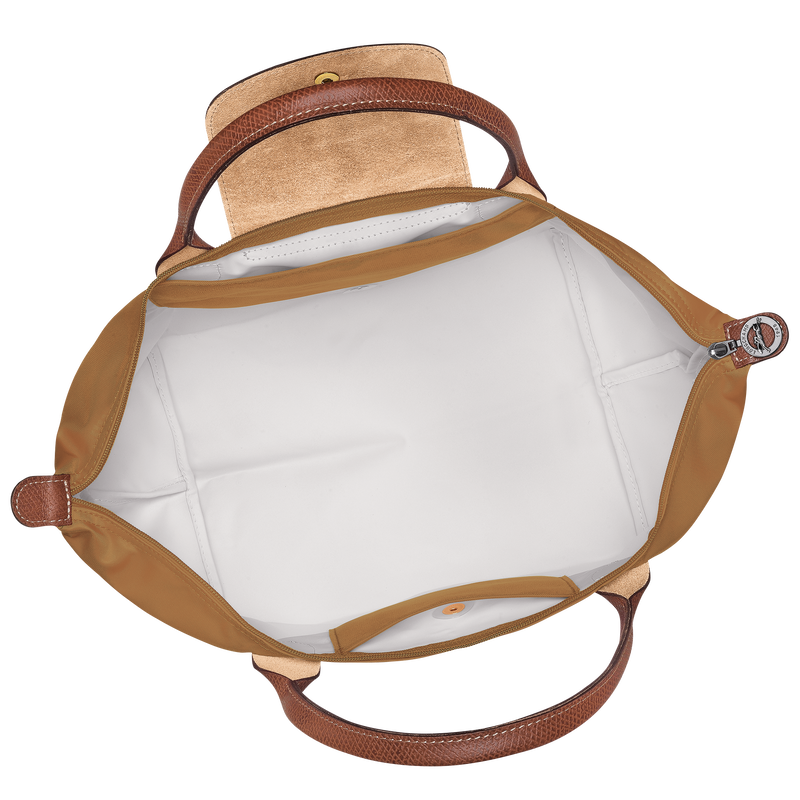 Borsa con manico M Le Pliage Original , Tela riciclata - Camoscio  - View 5 of  7